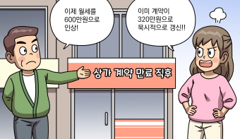 임대인이 임대차기간 만료 후 월세를 올리겠다고 하면, 임대차계약 갱신을 거절하여 계약이 종료된 것으로 봐야 하나요?