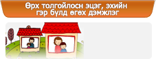 Өрх толгойлсон эцэг, эхийн гэр бүлд өгөх дэмжлэг